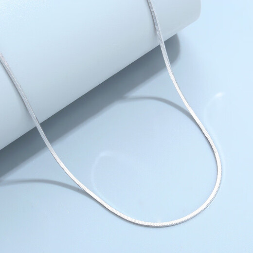 TTMIX platinum square snake bone necklace for women PT950 platinum chain light luxury niche clavicle neck necklace customized deposit change buckle, please contact customer service for details