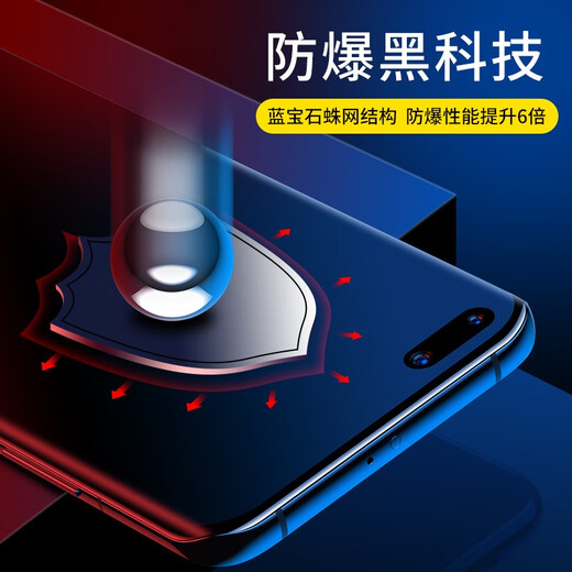 Flash Magic 17/17pro tempered film Meizu 17pro full glass high-definition anti-fingerprint anti-blue light explosion-proof mobile phone protective film [Enhanced version ^ electroplating double anti-fingerprint] 2 pieces [Bad bag compensation]