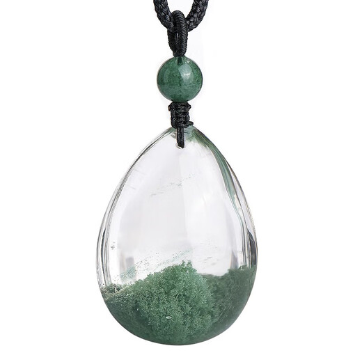 BOCRE Natural Green Ghost Pendant Women's Collection High-quality Cornucopia Green Ghost Crystal Pendant Boy Birthday Gift 13803 Winning Treasure Basin
