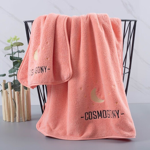 Maixinyi bath towel three-piece set for men and women for home use than pure cotton, more absorbent, faster drying, less prone to lint, softer and softer for couples, plus size, elegant gray series. Yue Xingchen, a bath towel 70*140