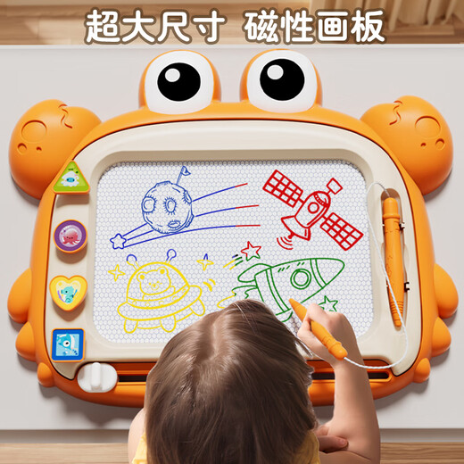 雅斯妮儿童画板磁性可擦写字板宝宝涂鸦绘画工具1-3岁早教玩具生日礼物