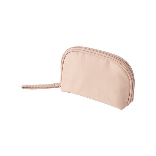 Muji Polyester Fiber Maber Makeup Bag Сумка портативные туалетные принадлежности сумка маленькая розовая бежевая