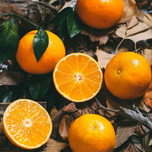 Jingxiansheng Sichuan Ehime No. 38 Jelly Orange 4.5-5 Jin Jin is equal to 0.5 kg, single fruit 65mm+, fresh with leaves, straight from the source