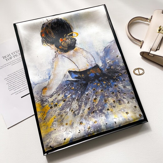 Hangsifu silk scarf, mulberry silk scarf, Chinese square scarf, scarf, birthday gift for wife and mother, ladies gift box, oil painting