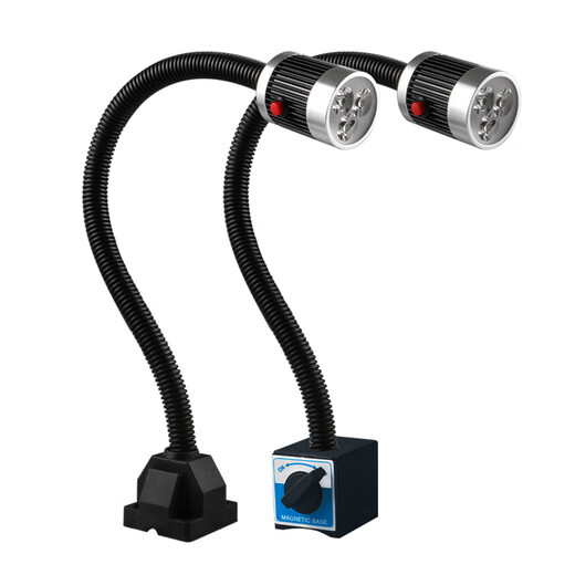 Led machine tool work light 24v punch milling machine lighting 36V lathe light 220V magnet magnetic industrial desk lamp 9W 24V tube length 500mm strong magnetic base