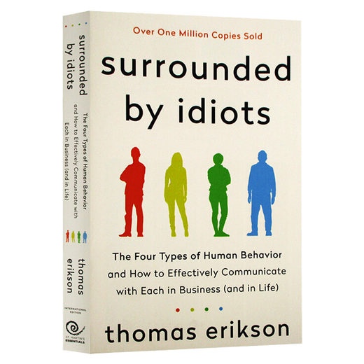 被白痴包围 沟通的困境 英文原版 Surrounded by Idiots:The Four Types of Human Behavior 人类行为的四种模式 心理学畅销书 沟通的困境