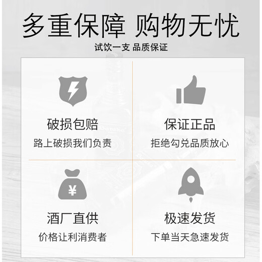 莎堡皇洋酒套装组合威士忌伏特加xo白兰地利口酒调酒基酒烈酒酒吧酒水 八支组合装