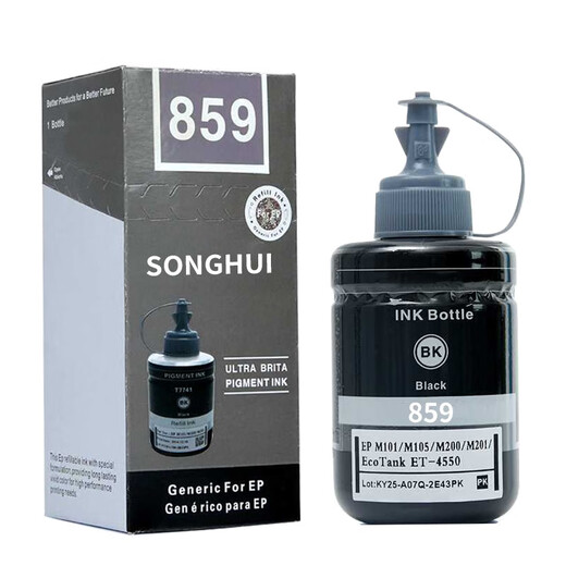 
Songhui is suitable for Epson 672 ink L405L130L310L360L380L655L551L565L1300 859+672 ink set (859 universal 774)