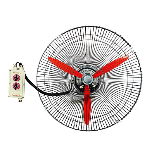 Dingzhuo Electric (DINZOO) explosion-proof industrial horn fan restaurant wall-mounted electric fan speed-adjustable shaking head fan FB/BTS-750 wall-mounted 220V