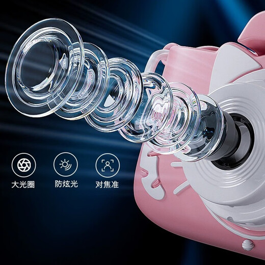 Yubeijia Children's Camera Baby Girl 6-10 Toy HD Digital Primary School Boy Can Take Photo Mini Birthday Gift Green Little Monster 9600w+Protective Case+32G Children's Day Gift