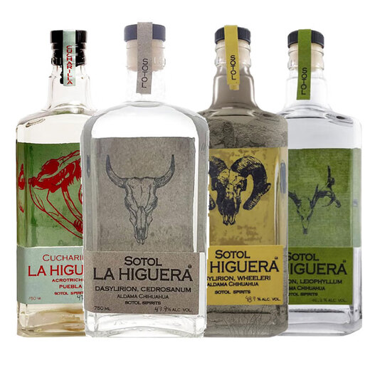 索拖（La higuera）龙舌兰酒墨西哥原瓶进口洋酒羊头鹿头虎头牛头索托sotol龙舌兰 虎头索拖龙舌兰 750mL 1瓶