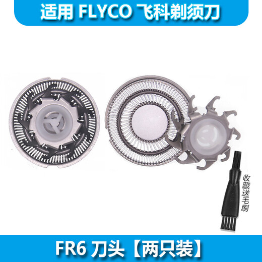 Geeignet für Flyco Shaver Head FS801 FS802 FS805 FS806 FS810 812 R6 Kopf [zwei Pakete] FS827 FS828 FS829 FS830