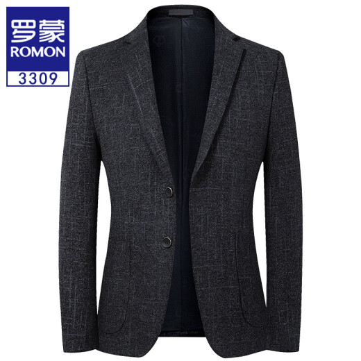 Romon (Romon) Anzug Jacke Herren-Top-Single-Stück koreanischer Stil Slim Casual Anzug Herbst Business Herren Strick Single West Top Blue 6625 185/2xl [Empfohlen 150-165jin [Jin ist gleich 0,5 kg]]