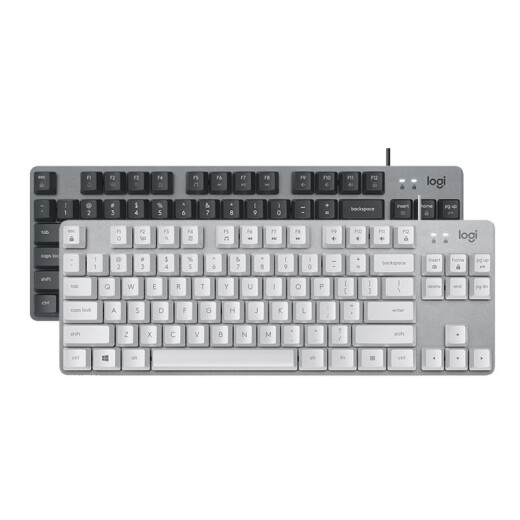 罗技（Logitech）K835机械键盘有线 电竞游戏键盘电脑办公有线键盘紧凑84键 【K835】84键 TTC轴青轴 黑
