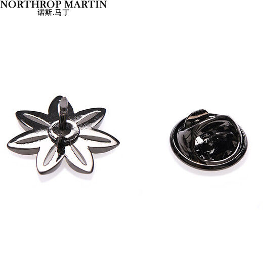 North Martin high-end coat suit brooch men's wedding lapel pin brand gun color