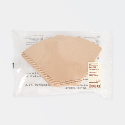 MUJI MUJI fan-shaped coffee filter filter bag hand brew MC74CC2S original color for 3-4 people/60 pieces