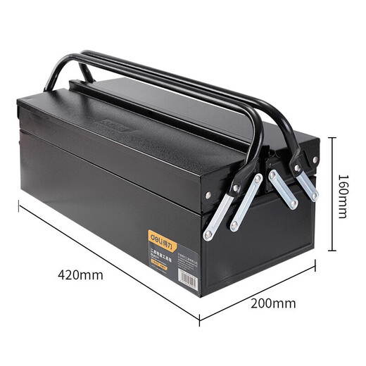 Boîte à outils matériel multifonctionnel Home Boîte de stockage de qualité industrielle Réparation de métal épaissie Auto RÉPARATION DE FER BOX DL6231 FER BOX TOTHER