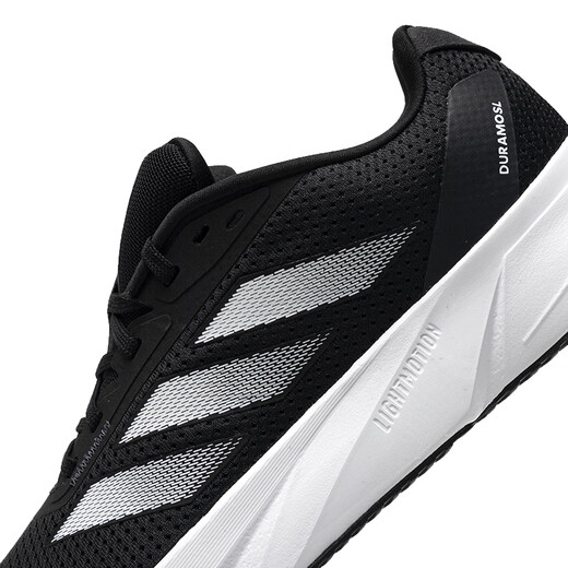 Adidas Running Schuhe Männer 25 Sommer neue atmungsaktive leichte Sportschuhe gepolsterte Pendlerin Casual Shoes Classic Black -and -White Running Shoes ID9849 42
