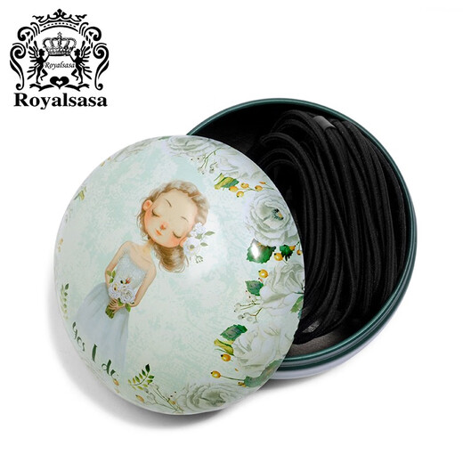 Royal sasa royal salsa 10 pack high elastic simple headband rubber band hair tie women's hair tie hair rope headwear