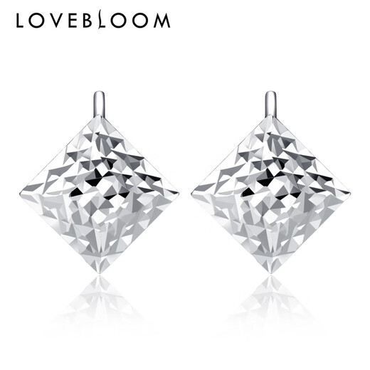 Blooming Love Platinum Earrings pt950 Platinum Earrings Women's Earrings Earrings A Pair of Diamond Earrings for Men and Women Birthday Gifts Custom Weight Change Price Link Single Shot Not Posted