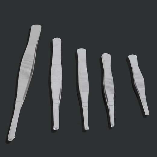 Nerni veterinary pig farm stainless steel round tweezers tools for farms, sterilized 20 cm