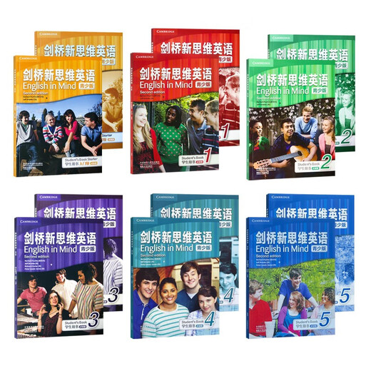 Cambridge New Thinking English Youth Edition English in Mind Youth Reading Edition Introductory Level 12345 Series New Thinking Edition Introductory Student Books