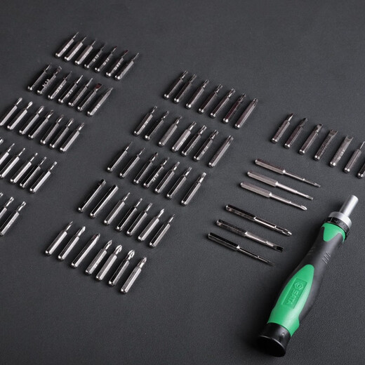 SATA Tools Micro Ratchet Small Screwdriver Precision Screwdriver Set Laptop Disassembly Tool Computer Mobile Phone Repair 91 Pieces Precision Ratchet Screwdriver Set 05105