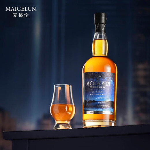 麦格伦(MAIGELUN)苏格兰进口威士忌洋酒 烈酒40度 星空灵鹿 单支 700mL 1瓶