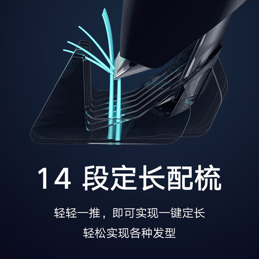 Xiaomi (MI) Mijia Hair Cutter, Adult and Children's Electric Hair Cutter, Electric Fader Hair Cutting, Full-body Washing, Extra Long Battery, Two-speed Control Speed, Recharge and Use