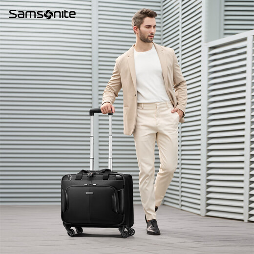 Samsonite (Samsonite) Business Captain Boarding Case, Softbox, bequemer Trolley -Fall, BP0 15,6 Zoll, Schwarz