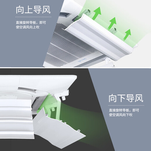 IGIFTFIRE is suitable for central air-conditioning windshields, air-conditioning outlets, transfer wind deflectors, ceiling-mounted baffles, anti-direct blowing windshields, plastic steel wings, adjustable - 60 cm, universal style