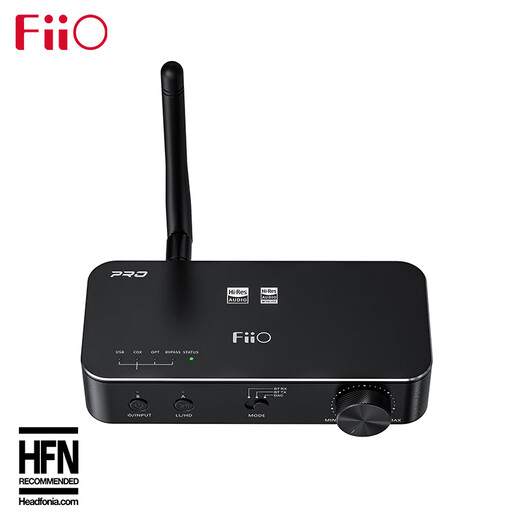 FiiO BTA30 Pro Bluetooth Audio Receiver and Transmitter Home TV Speaker Adapter 2-in-1 Hard Solution HIFI Headphone Amplifier Black