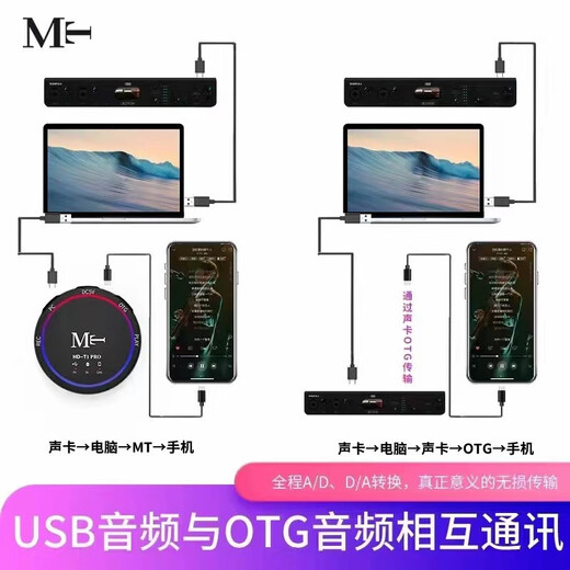 MT HD-T1 PRO Bridge SF Express Lossless Live Sound Card Converter Lianmai PK with a full set of wires MT HD-T1 PRO Bridge Official Standard