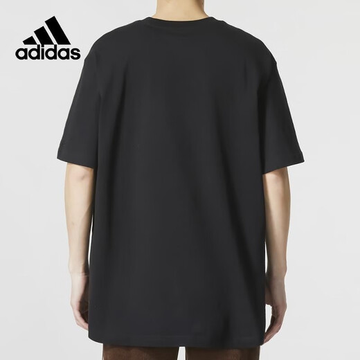 Adidas men's clothing new trendy, fashionable, versatile sports, casual, breathable, comfortable, loose short-sleeved T-shirt HR6995 IC9793 S