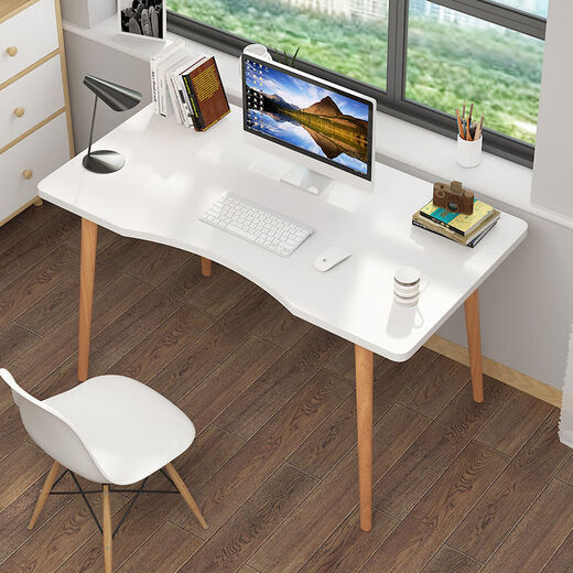 Forest viewing small table computer table desktop home bedroom chair set simple study table writing table student home desk 60*40*73cm warm white