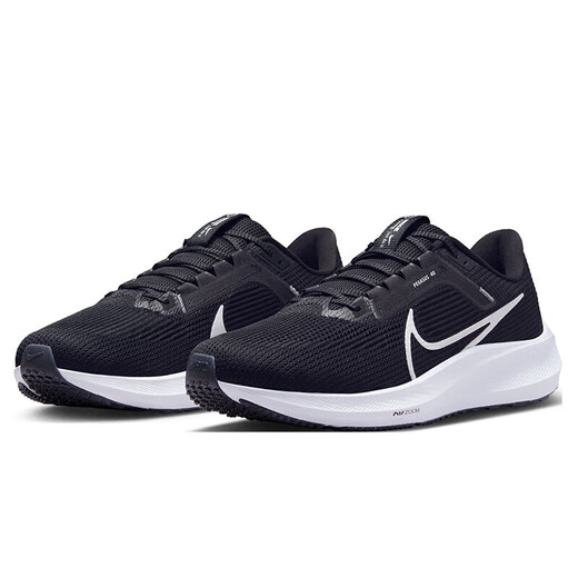 Nike NIKE running shoes men's Pegasus 40 air cushion PEGASUS 40 sports shoes DV3853-001 black and white 40.5