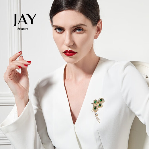 Jay Feng Ling brooch, high-end women's corsage, suit accessories, birthday gift for mother, mother-in-law and elders Feng Ling brooch