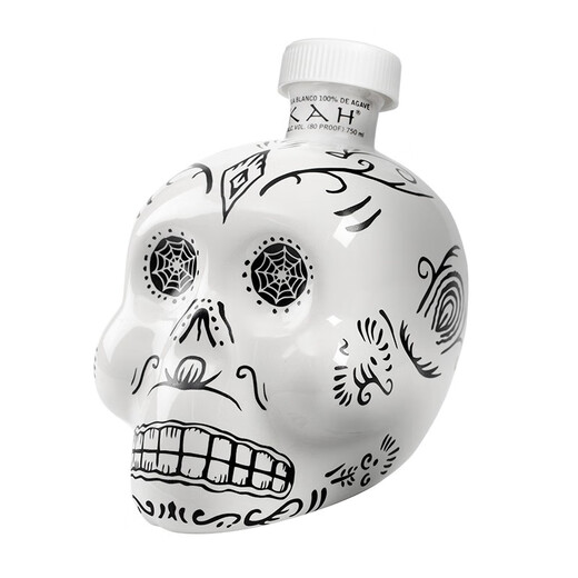 Soul Judge Foreign Liquor Original Imported Mexican Tequila Soul Judge KAH Skull Base Wine Soul Brew Painted Bottle Silver Tequila 700mL 1 Bottle