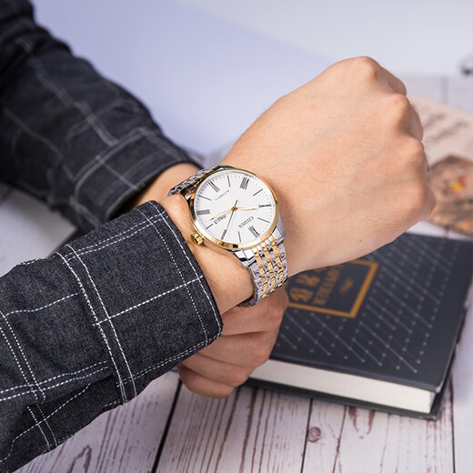 Gift Recommendation CITIZEN Watch Automatic Mechanical Calendar Week Display Casual Business Men's Watch NH8354-58A