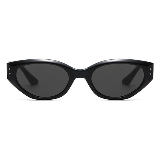 Forty thousand kilometers retro cat-eye polarized sunglasses for women, high-end narrow frame glasses, trendy anti-UV sunglasses, sun protection sunshade glasses