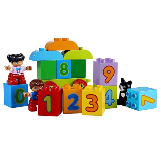 Lego (lego) [Japan direct mail shipped in Japan] LEGO Lego building blocks Debao early education assembled building blocks 18 month treasure digital train 10847 [Toys over 18 months]