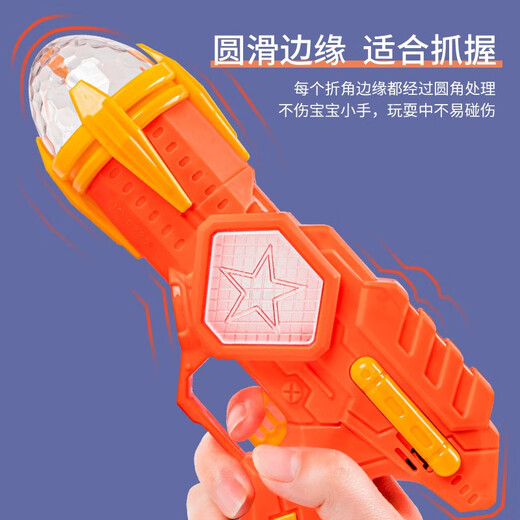 Chison Children's Toy Gun Boy Music Gun Kids Pistol Baby Electric Gun With Sound Light 2-3-6 Years Old Girl [Red] War Eagle Electric Sound Light Gun 9923+ Screw Knife [Charging Version] 3 Section 5 Charging Set