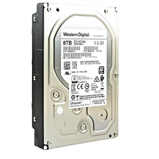 Western Digital (WD) Enterprise-grade hard disk NAS network storage service mechanical hard disk Enterprise hard disk 7200 rpm CMR vertical SATA3.0 interface 8TB [HUS728T8TALE6L4]