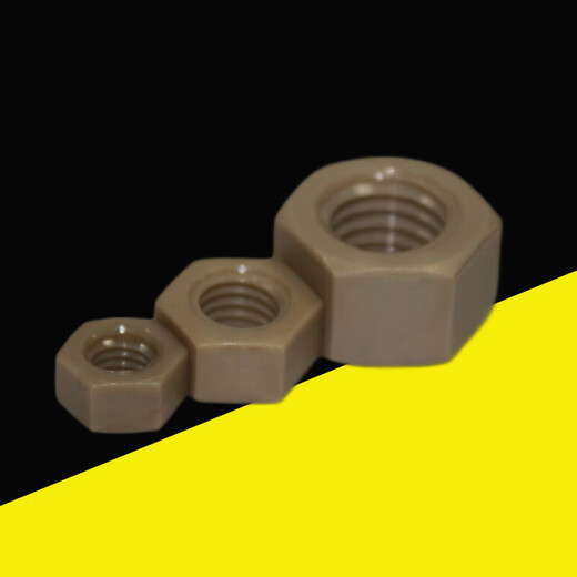 Jian Gong PEEKpeek flat pad resistant to high temperature, high strength and corrosion resistant M3M4M8M12M16 M5 nuts 5 pieces