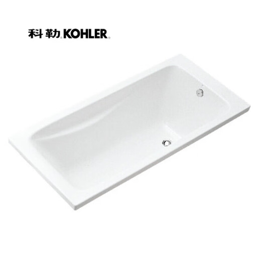 科勒浴缸K-15847T/15848T-0瑞琦系列1.5米1.7米嵌入式压克力浴缸 K-15847T-0+浴缸排水 1.5米