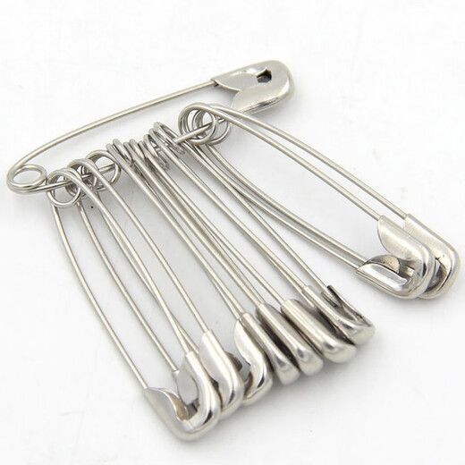 Kalevin child safety pin simple safety brooch closing pin paper clip baby lock pin buckle pin large pin buckle small size 2 pin 3.8CM 5 pieces *