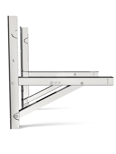 304 stainless steel air conditioner outdoor unit bracket Midea Haier universal thickened rack large 1.5 HP 2P3P air conditioner rack 1-1.5P stainless steel thick 1.3mm no screws