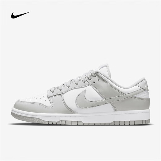 耐克（NIKE）Dunk Low Retro 男子白灰运动鞋复古板鞋 DD1391-103 灰白 42