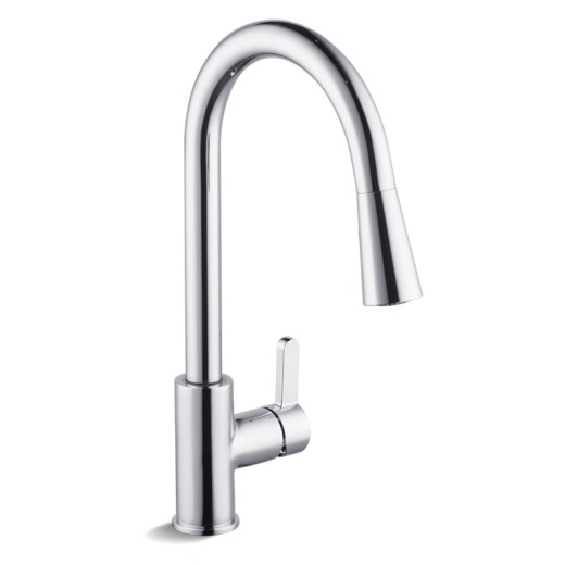 KOHLER large single-tank 304 stainless steel thickened large-capacity sink wash basin pull-out faucet package 26957