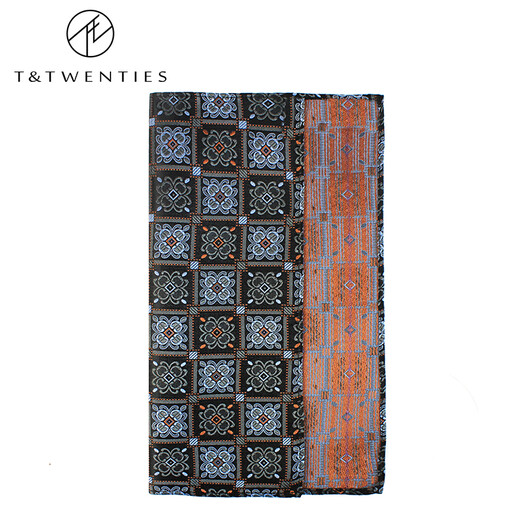 T/TWENTES TIPA DE MULBRA RETRO RETRO Seda Formal de ropa Forma Profesional Bordado a cuadros Croom de bodas de negocios para hombres Bordado Bodería Boda [corbata + toalla de bolsillo + clip de corbata]